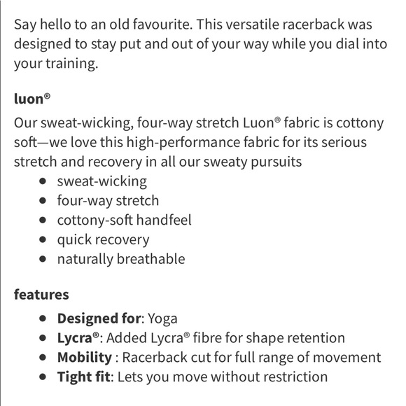 Lululemon Cool Racerback Tank - Picture 6 of 6